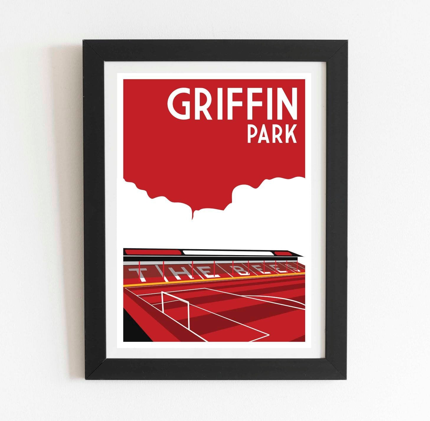 Brentford FC Football Stadium Art Print 