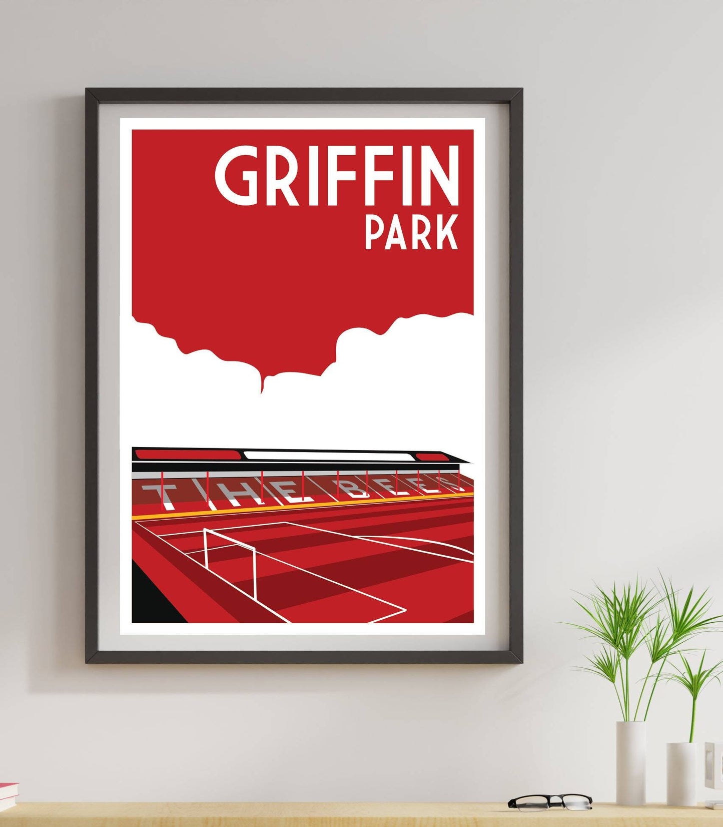 Griffin Park Football Stadium Poster