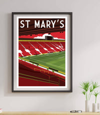 Football Stadium Decor Poster