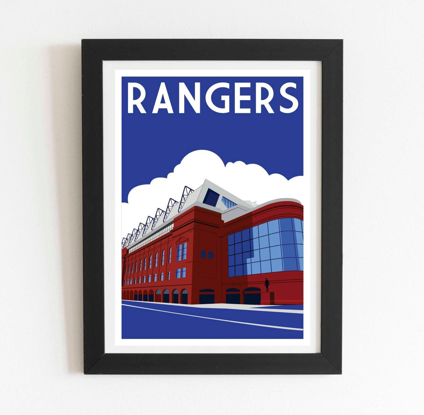 Glasgow Rangers FC Ibrox Football Stadium Print