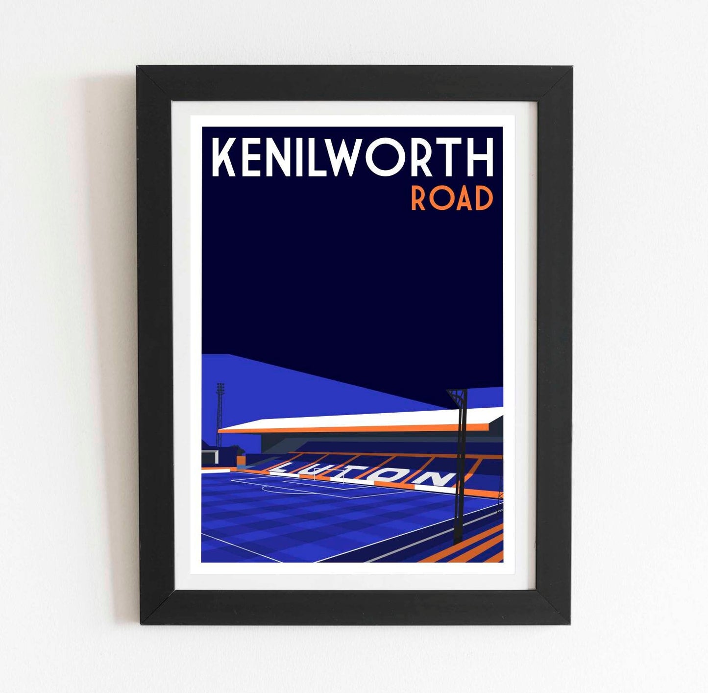 Luton Town Kenilworth Road interior poster