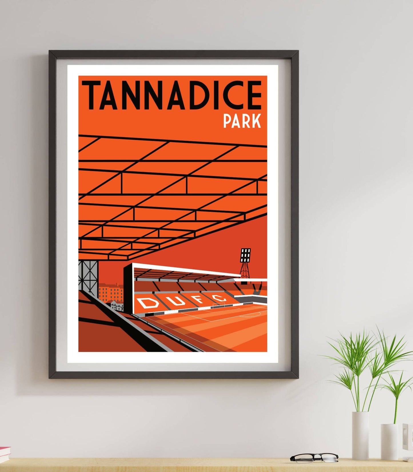 Nostalgic Dundee United Football Stadium Poster