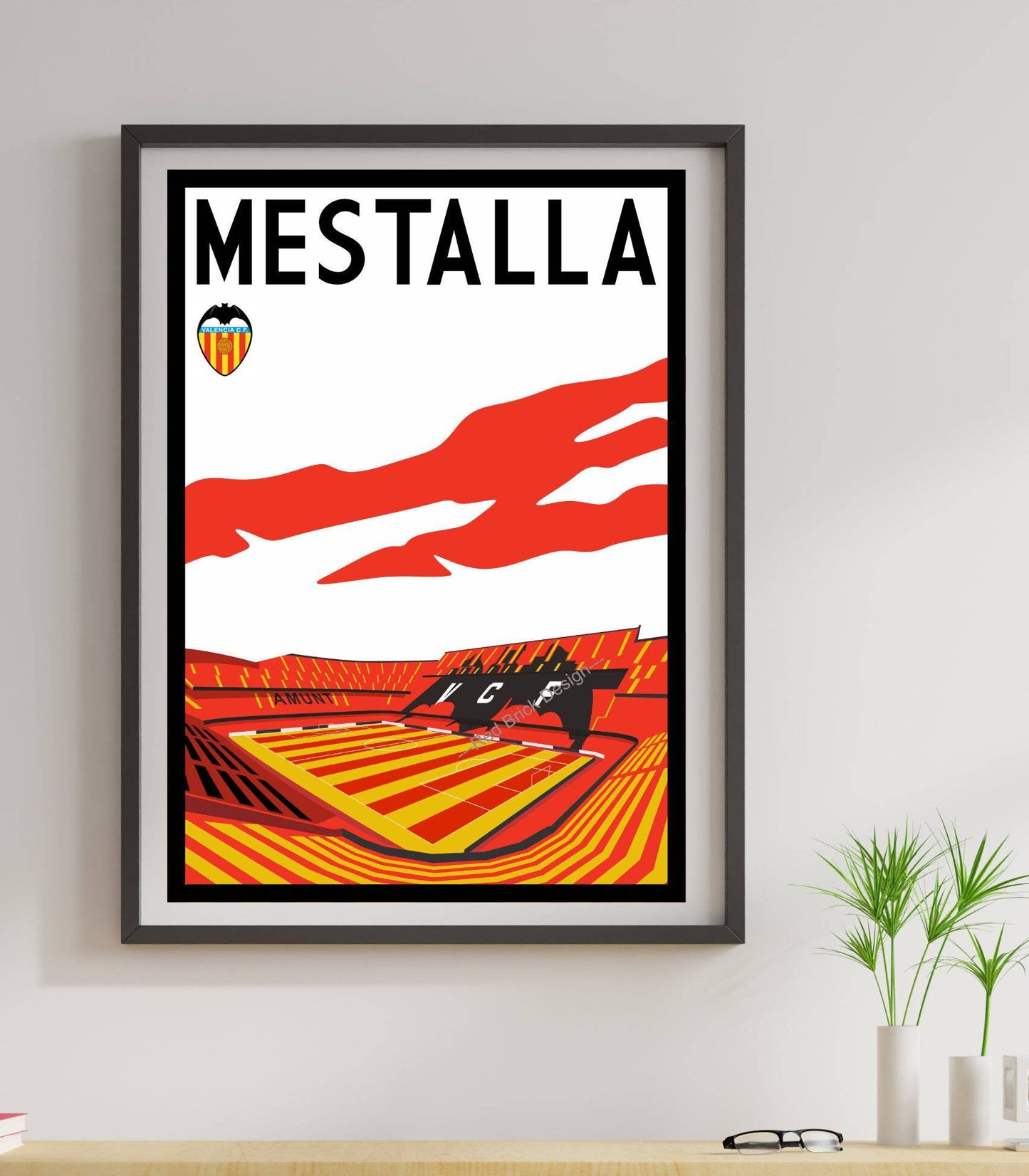 Valencia FC Memorabilia Poster