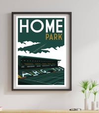 Pilgrims Football Stadium Art Design Poster