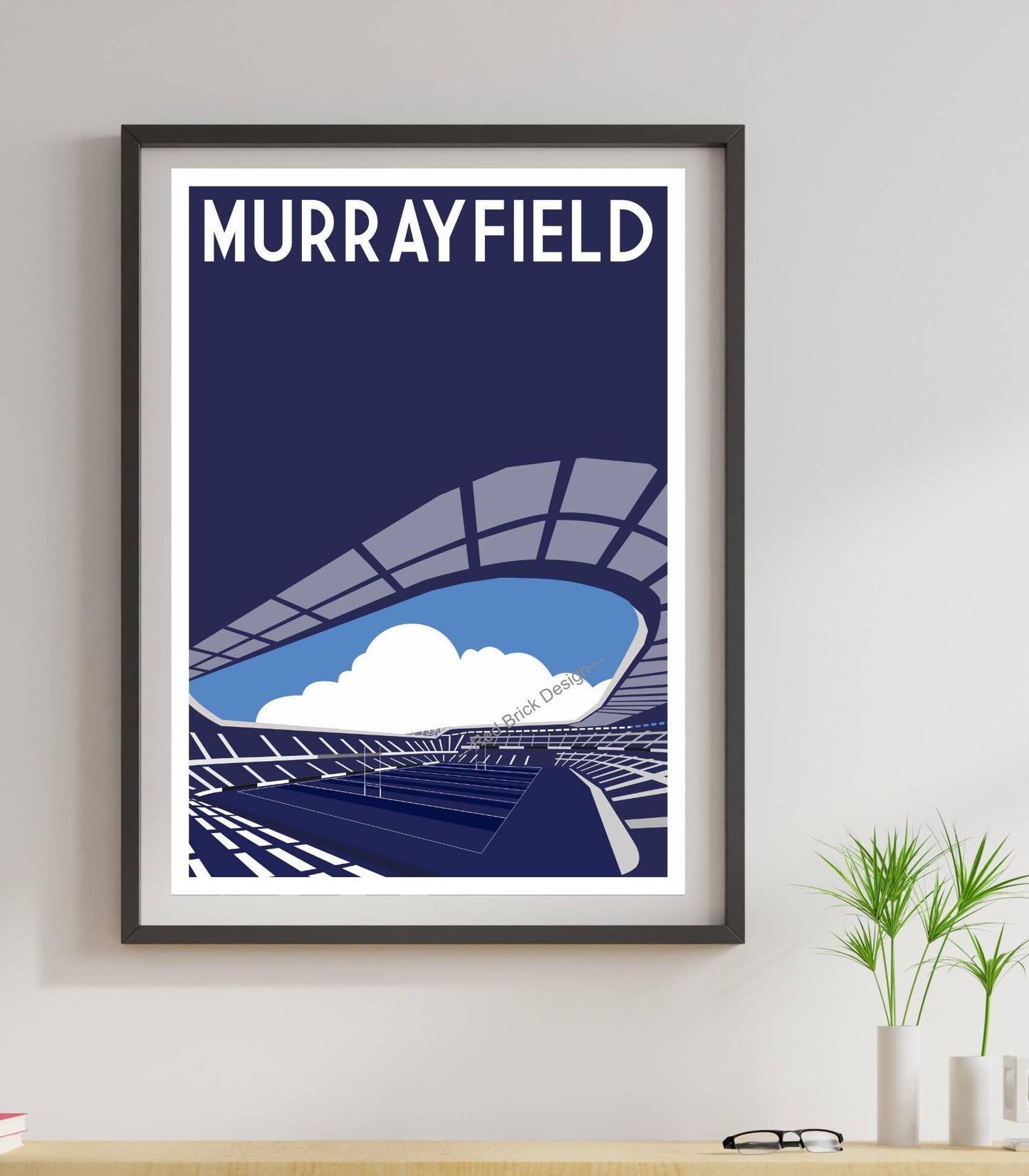 Minimalist Murrayfield Poster