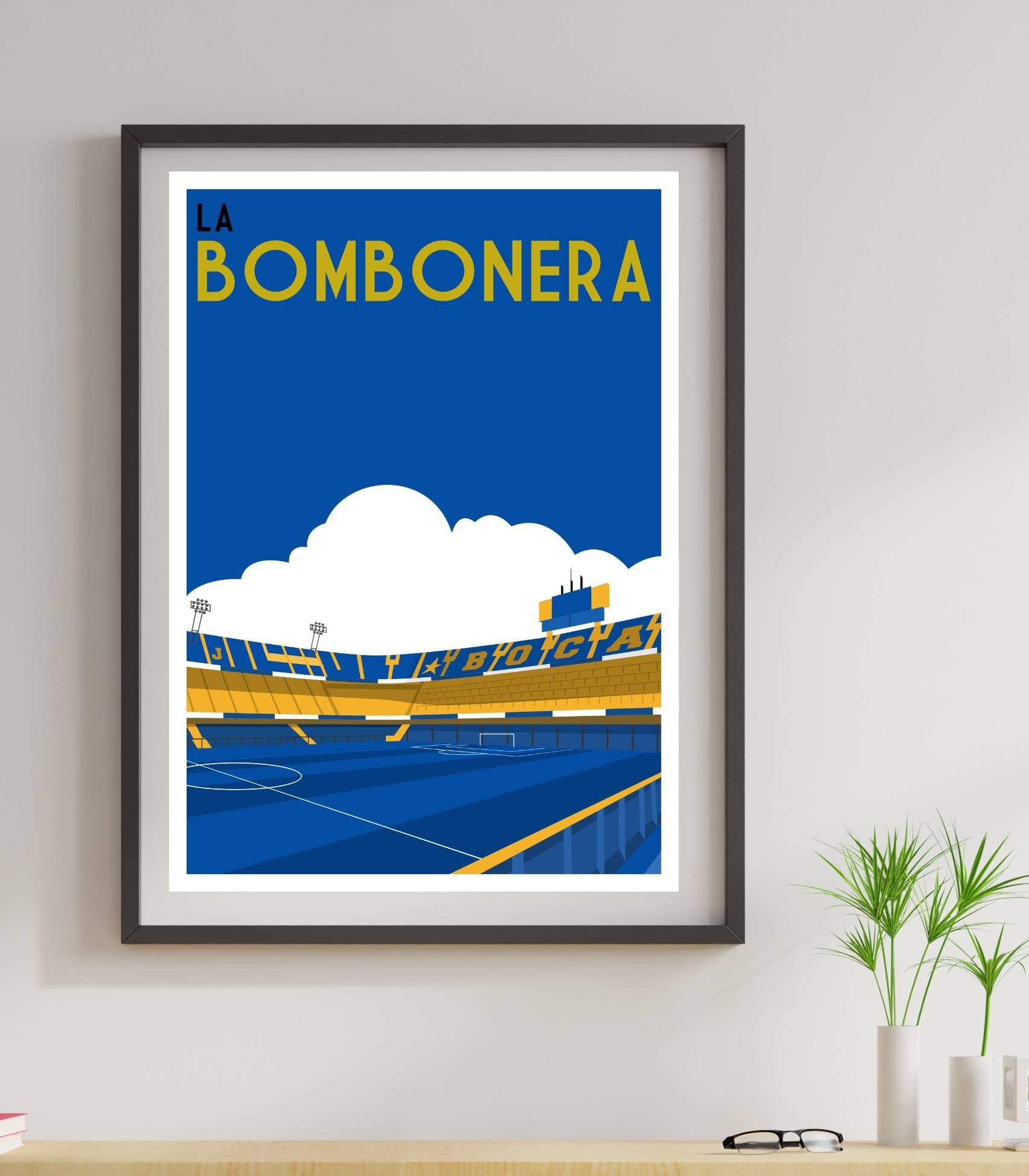 Boca Juniors Football Stadium Art Print