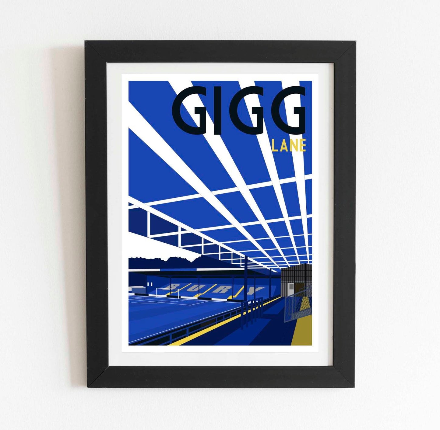 Gigg Lane Bury FC Football Stadium Art Print