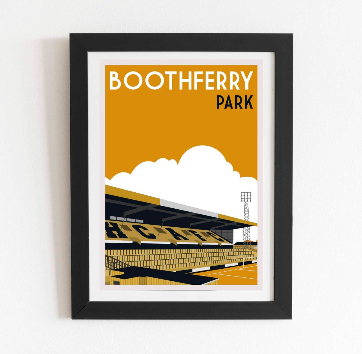 Boothferry Park Hull City Football Ground Art Print
