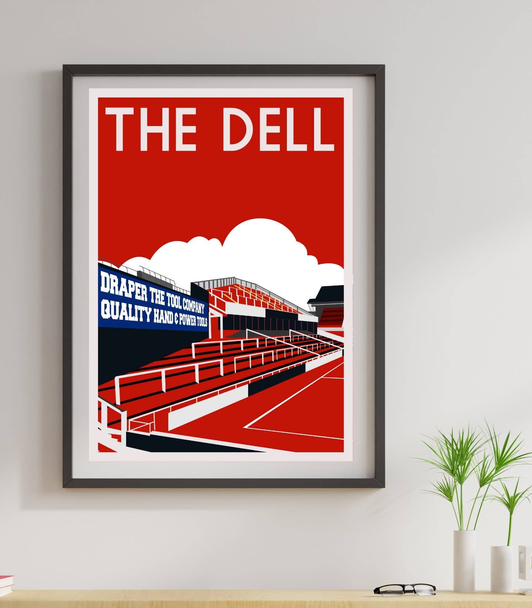 Saints Football Stadium Art Print