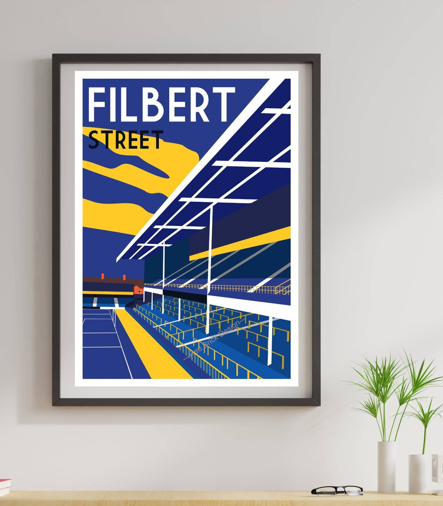 Vintage Football Stadium Art Print