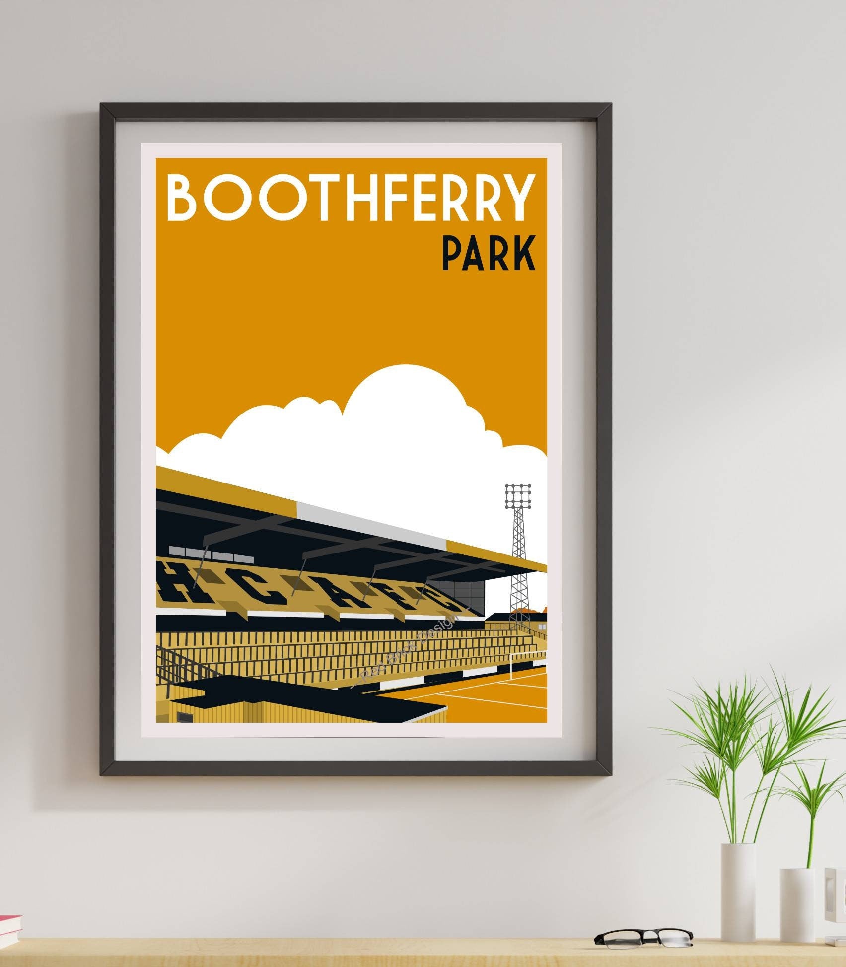 Football Stadium Decor Poster