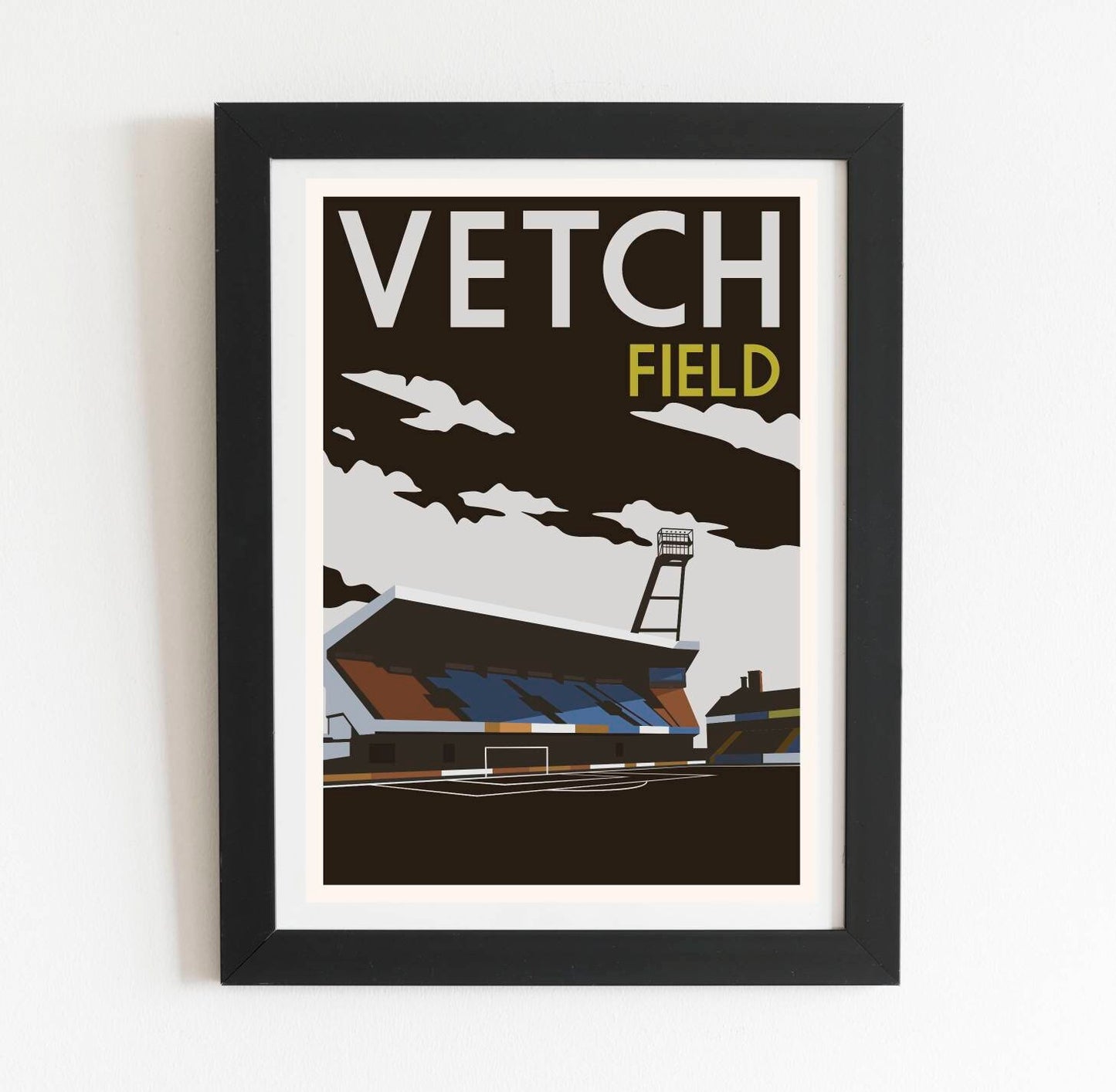 Vetch Field Swansea City Poster