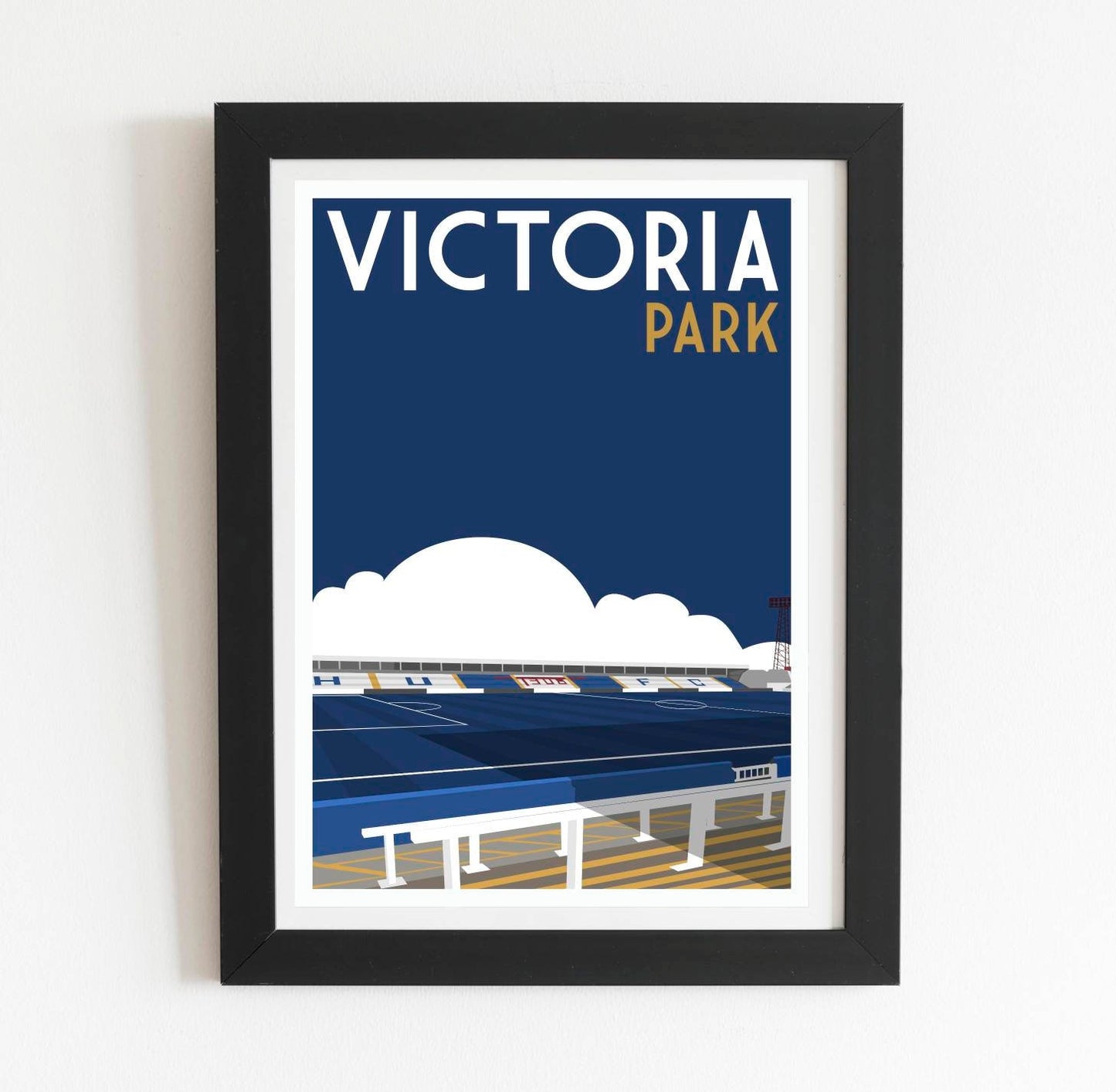 Hartlepool United Victoria Park Poster