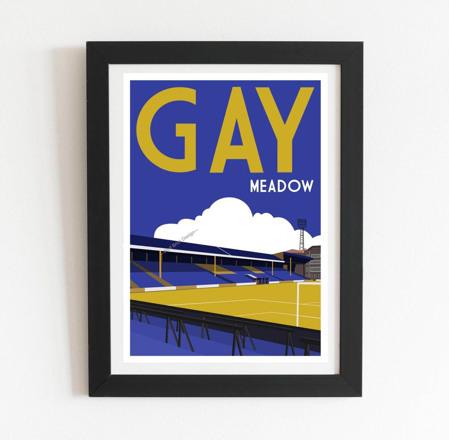 Shrewsbury Town Gay Meadow Poster