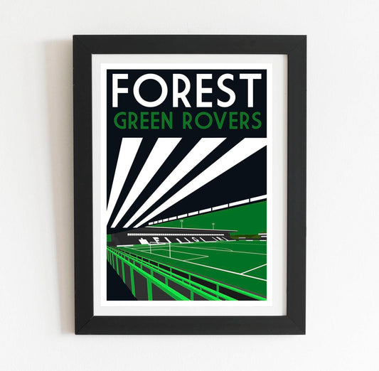 Forest Green Rovers Football Ground Art Poster