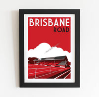 Leyton Orient Brisbane Road Retro Poster