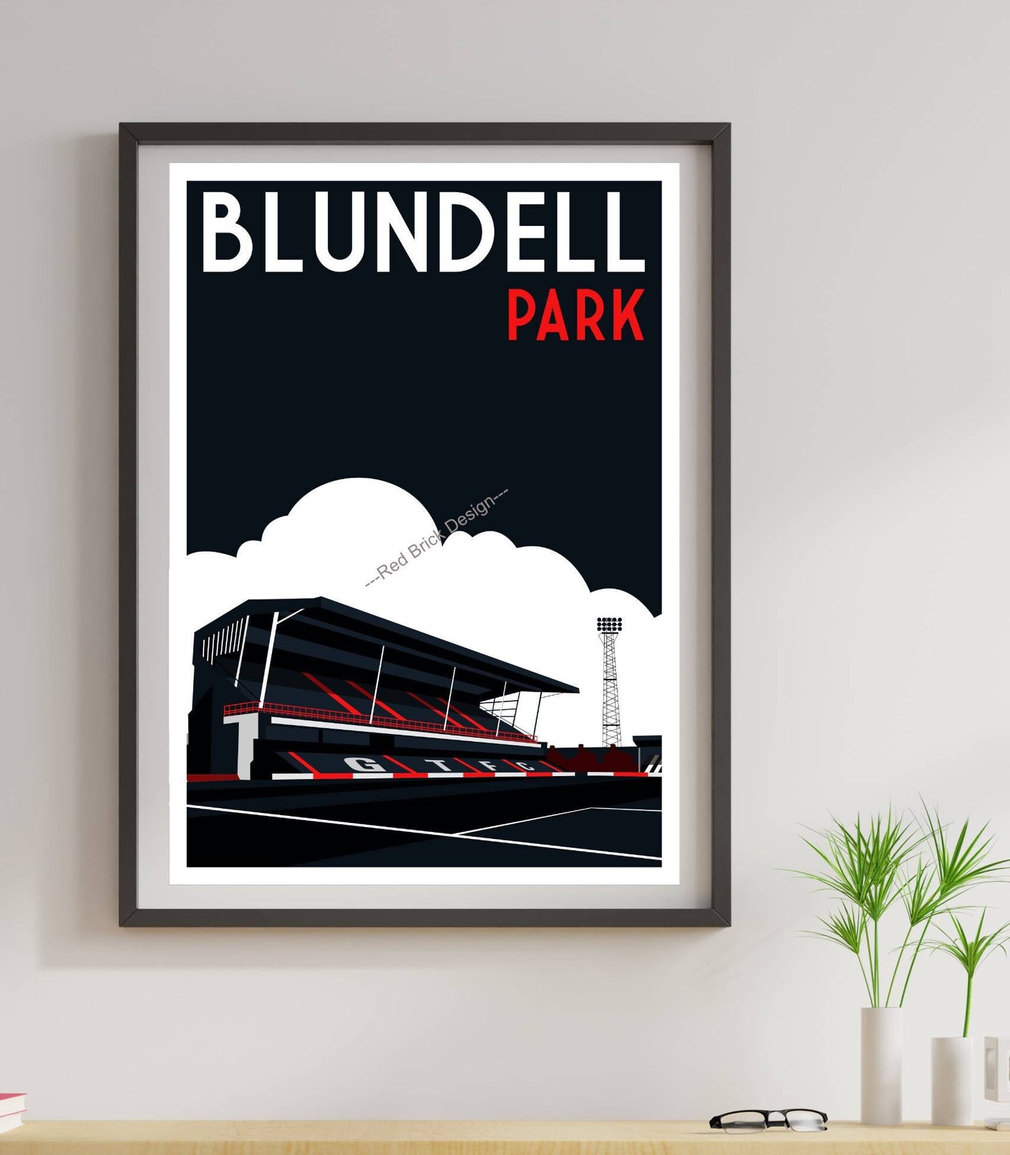 Football Stadium Wall Art Print