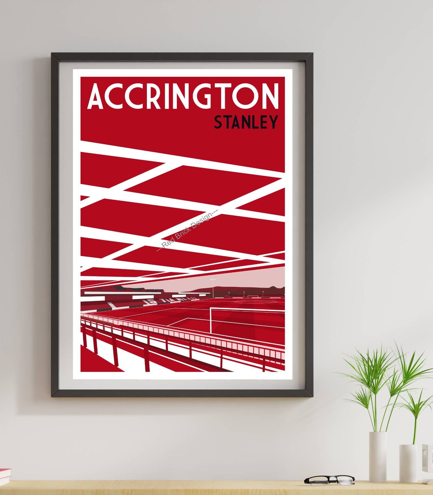 Accrington Stanley FC Football Stadium Poster