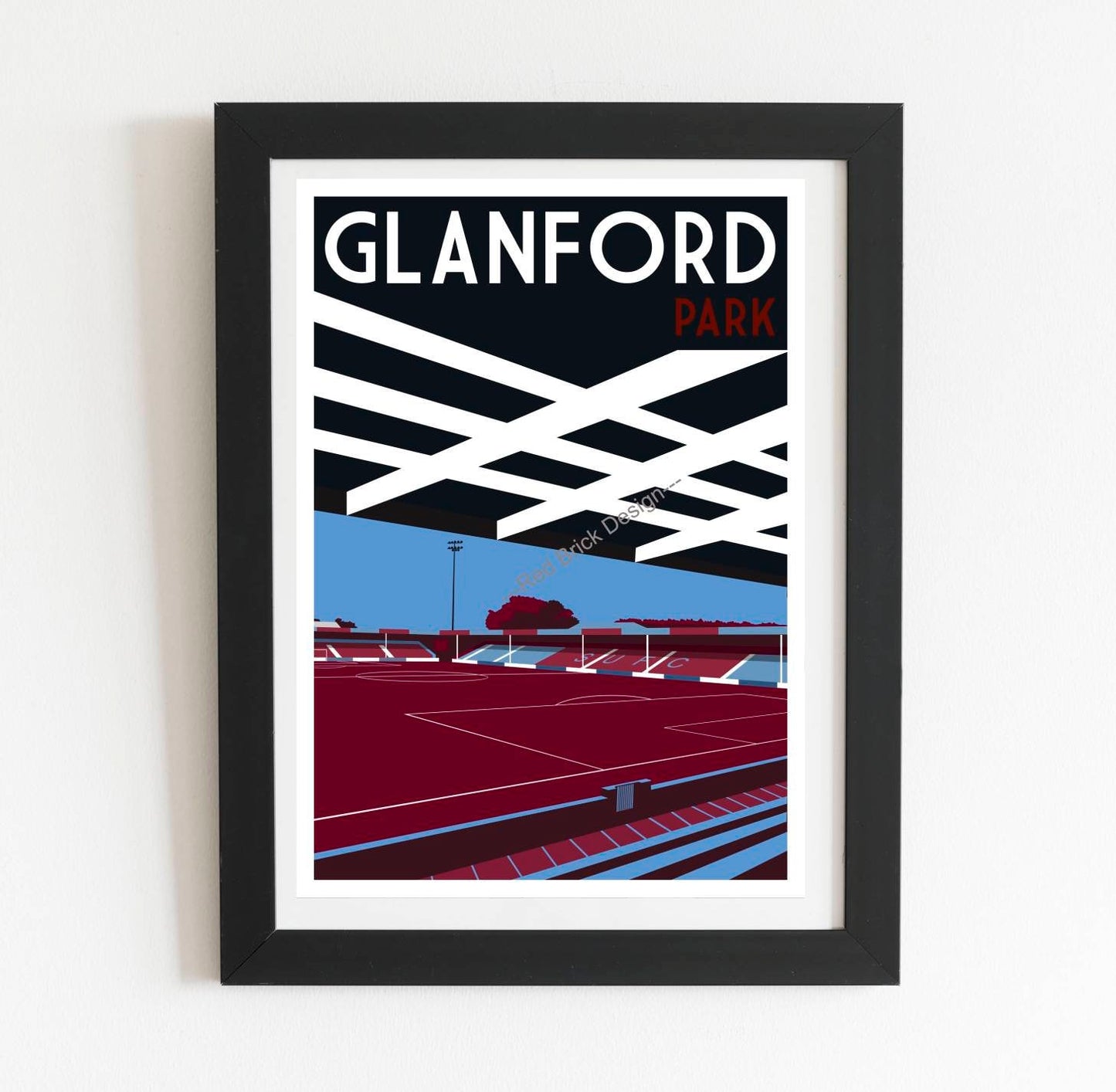 Scunthorpe United Glanford Park Poster