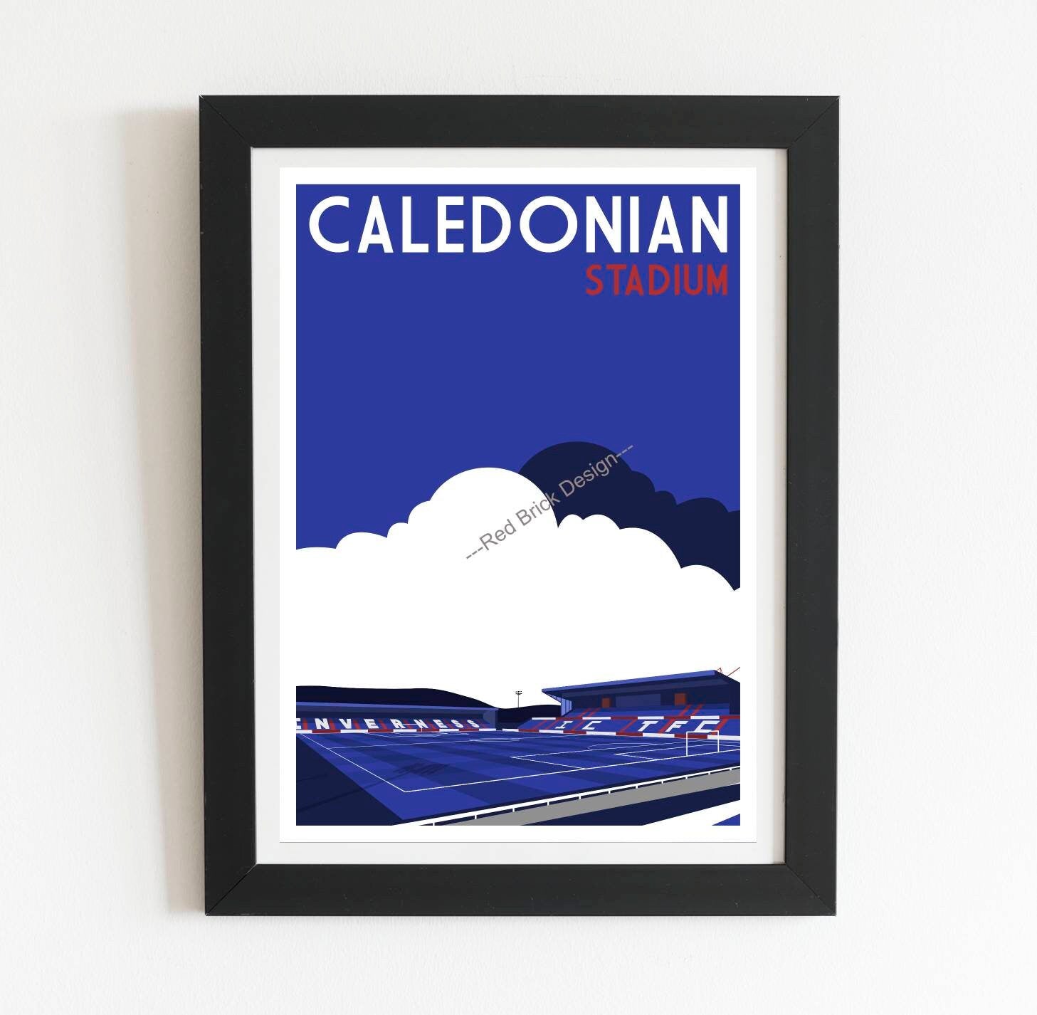 Inverness Caledonian FC stadium poster