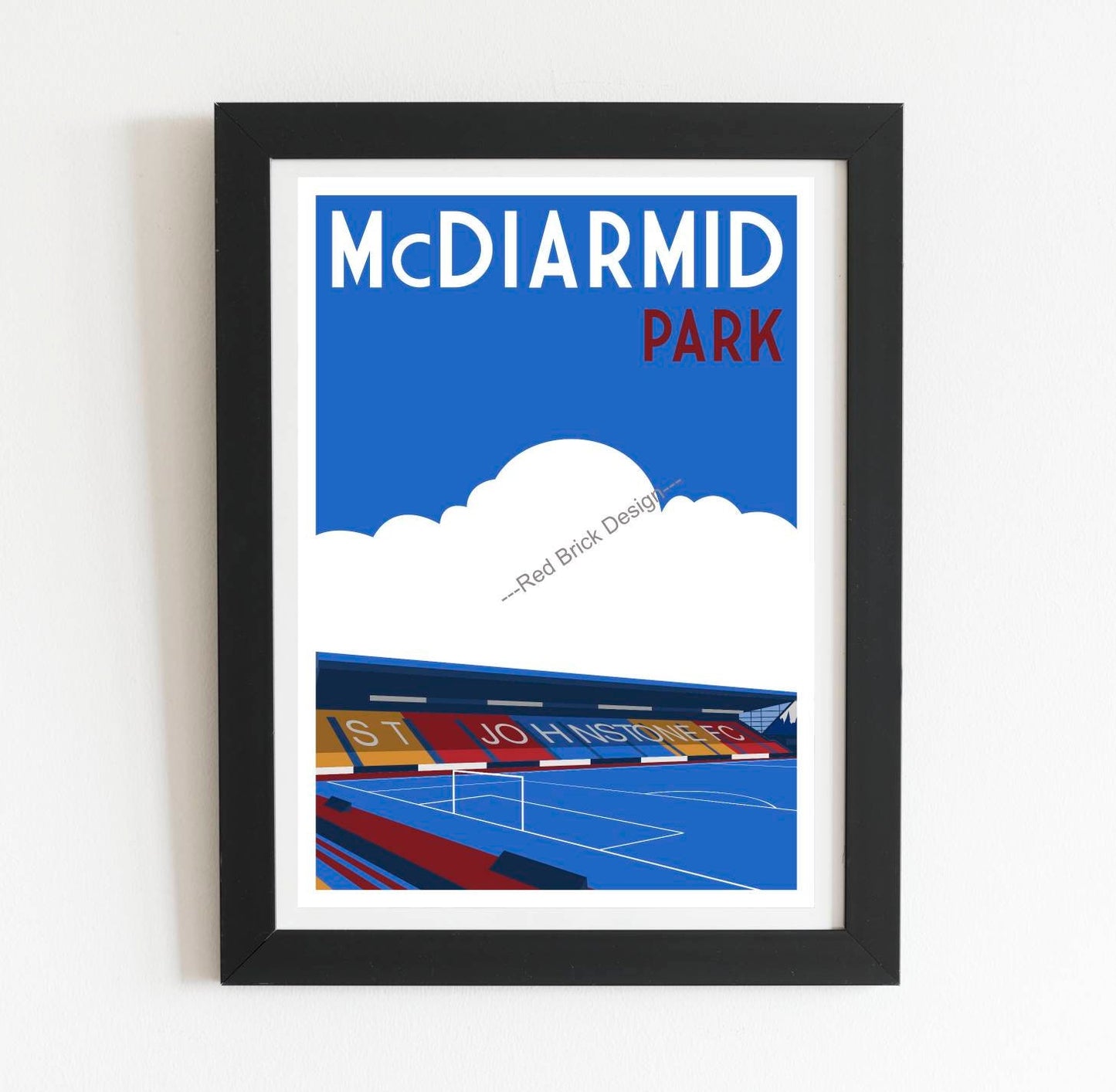 St Johnstone FC McDiarmid Park Poster