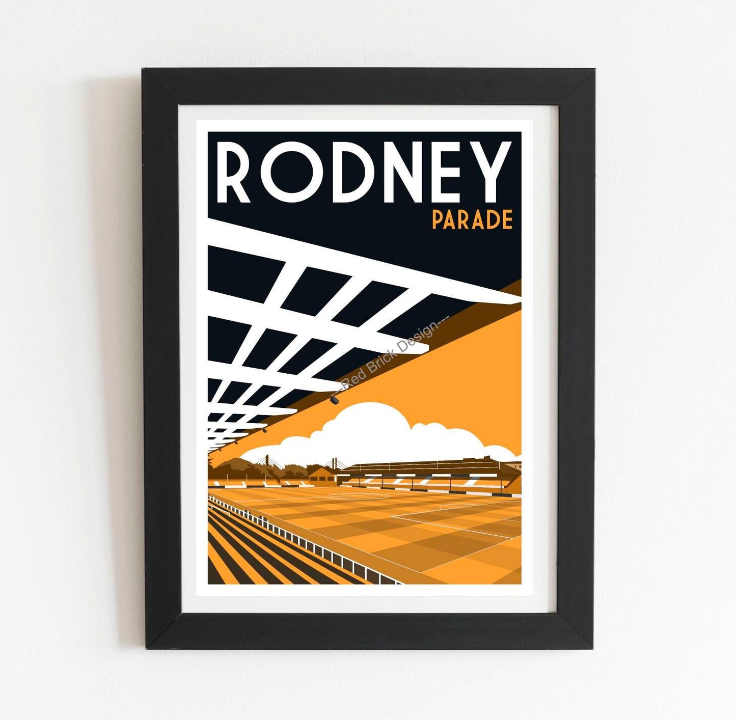 Newport County FC Rodney Parade Poster