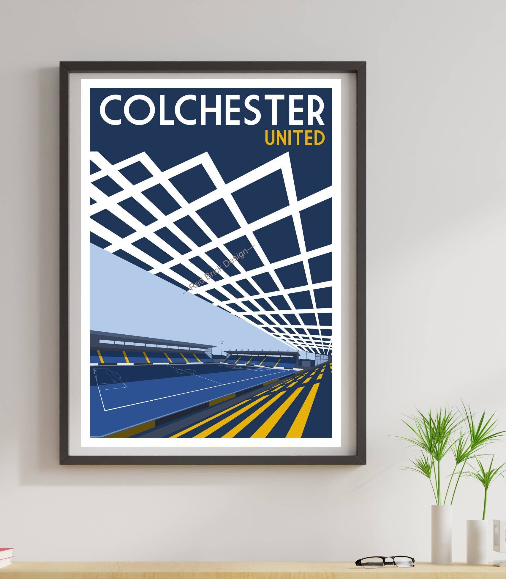 Football Ground Art Decor Print