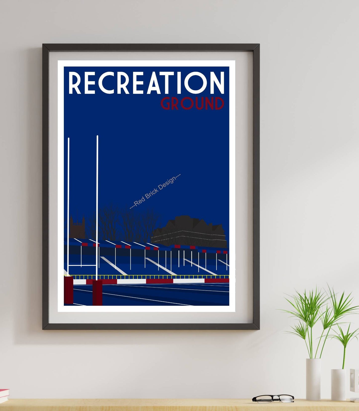 Rugby Stadium Wall Art Print