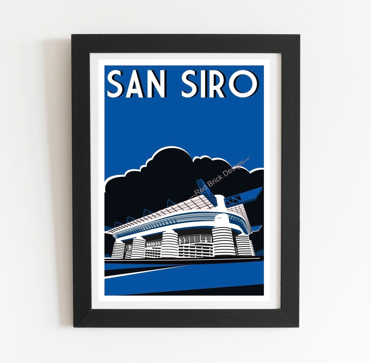 San Siro Internazionale Milan Poster