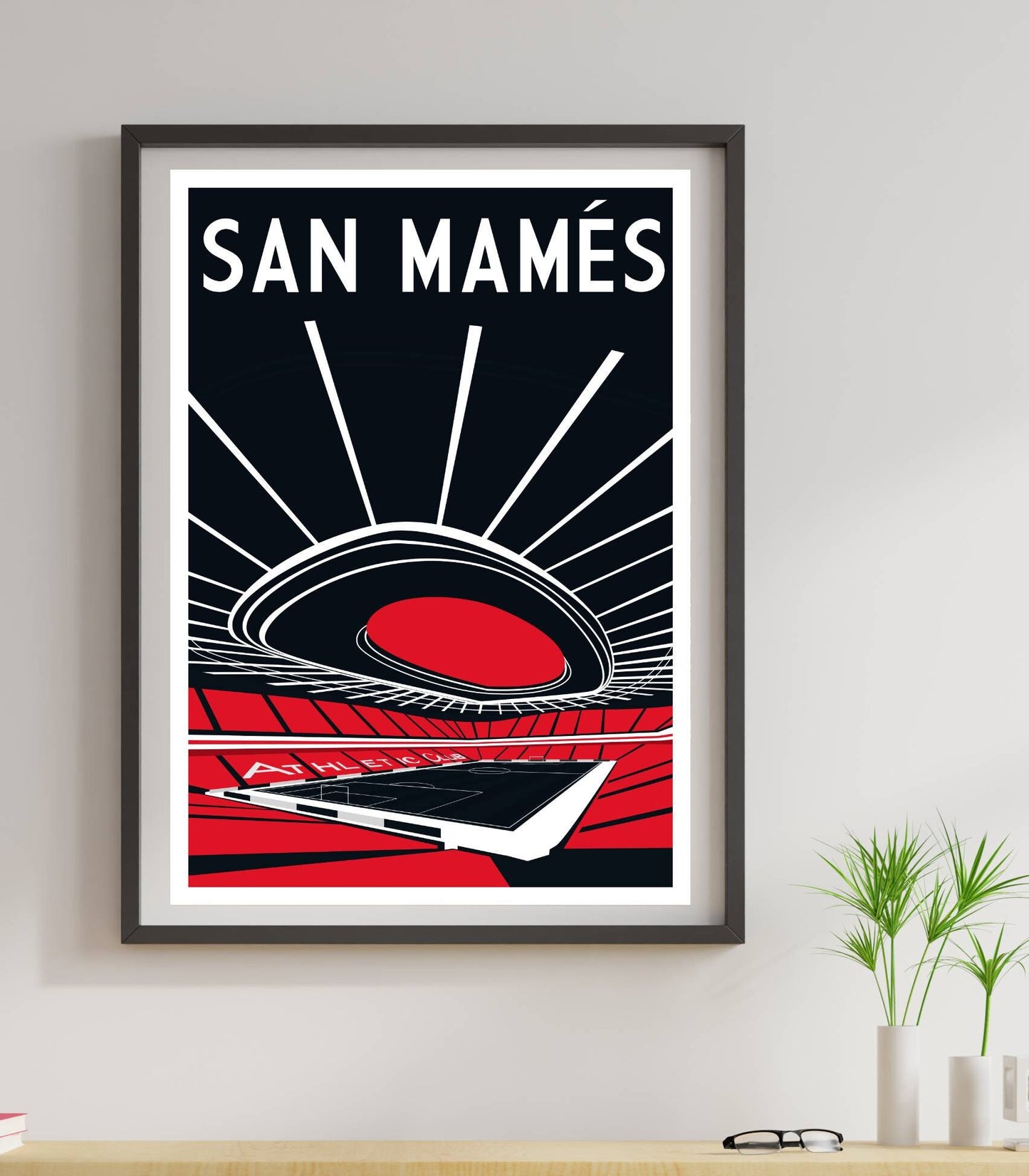 Retro Football Club Decor Print