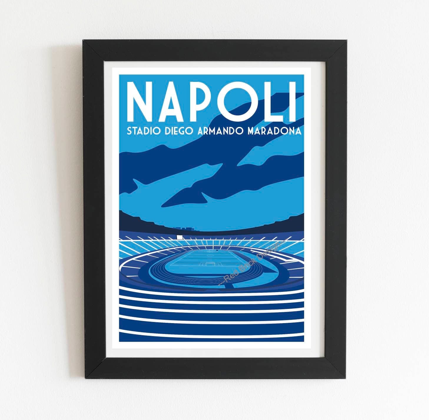 Napoli FC Retro Art Print