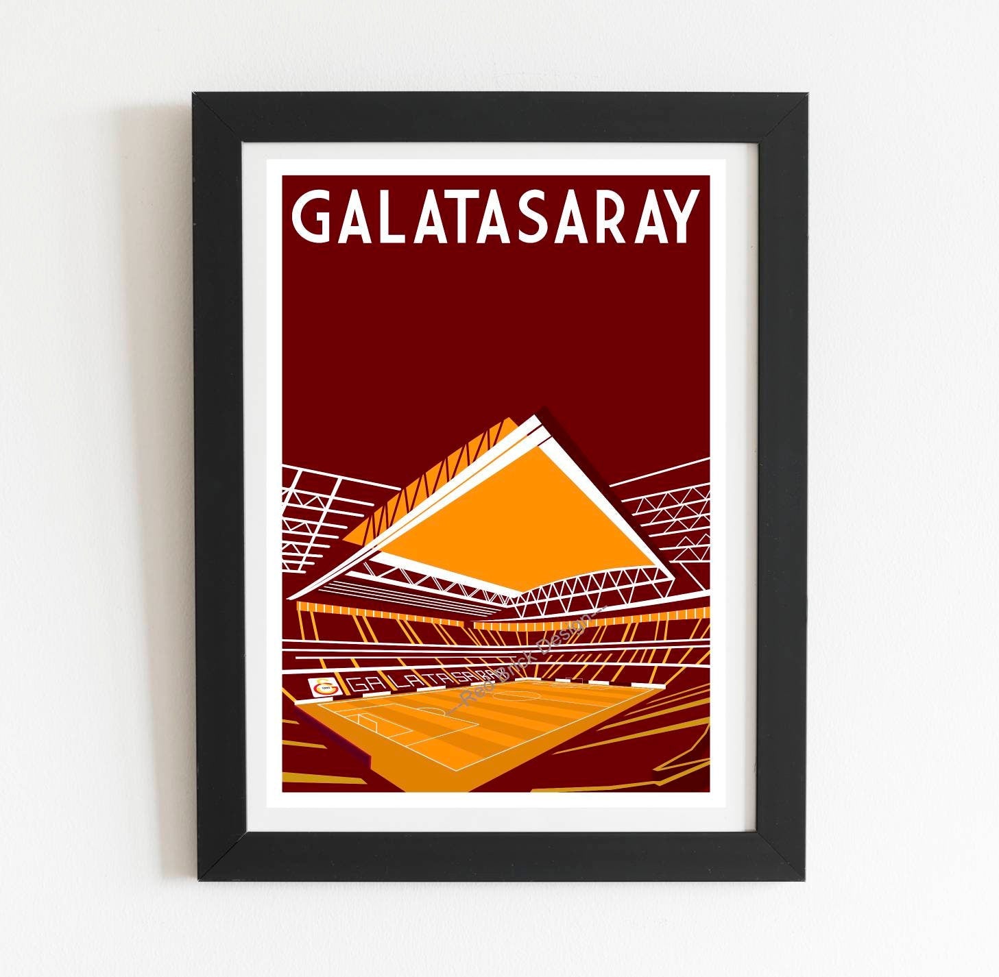 Galatasaray Ali Sami Yen Football Stadium Poster