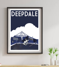 Retro Style Football Art Print