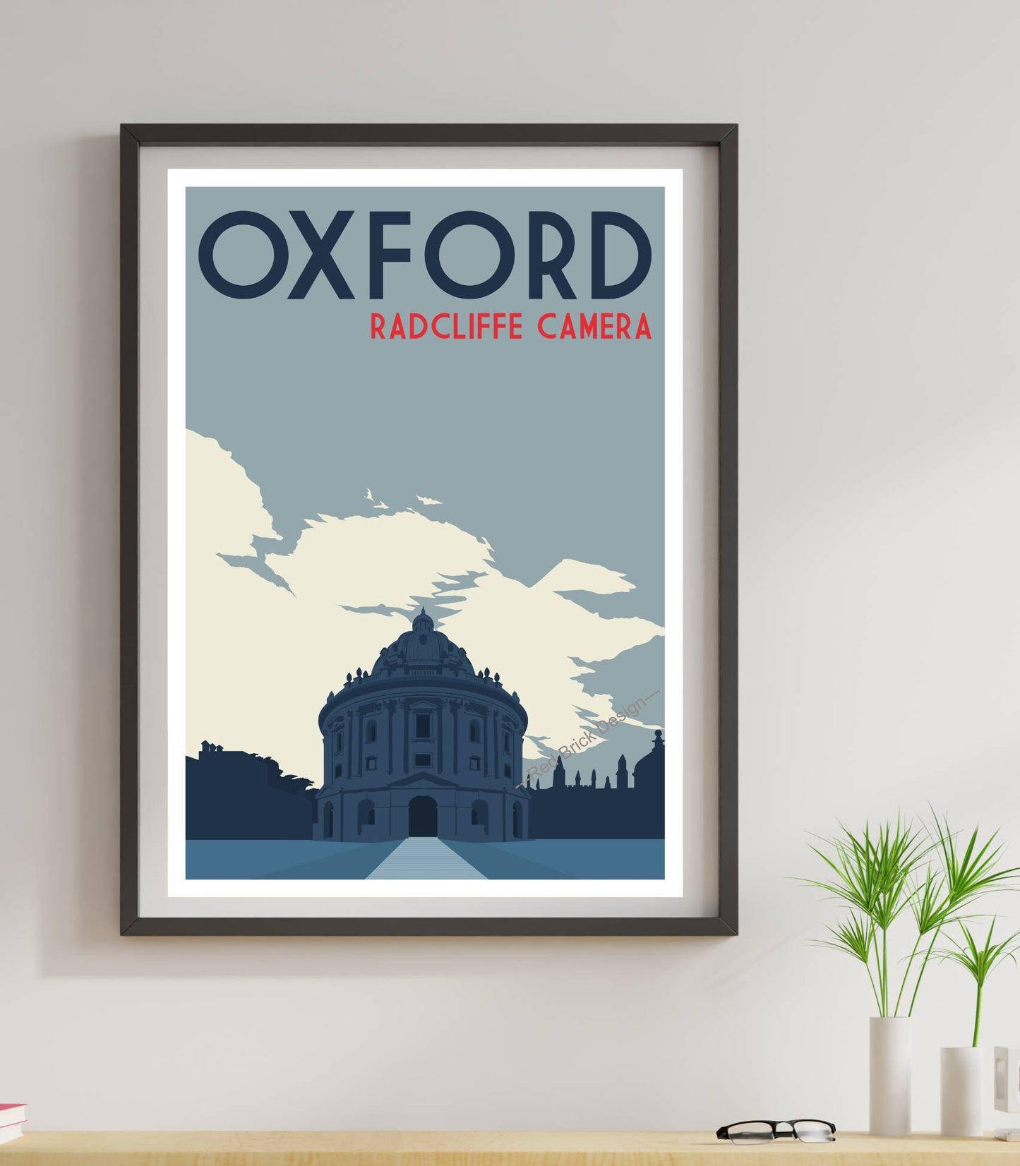 Retro Oxford University Artwork