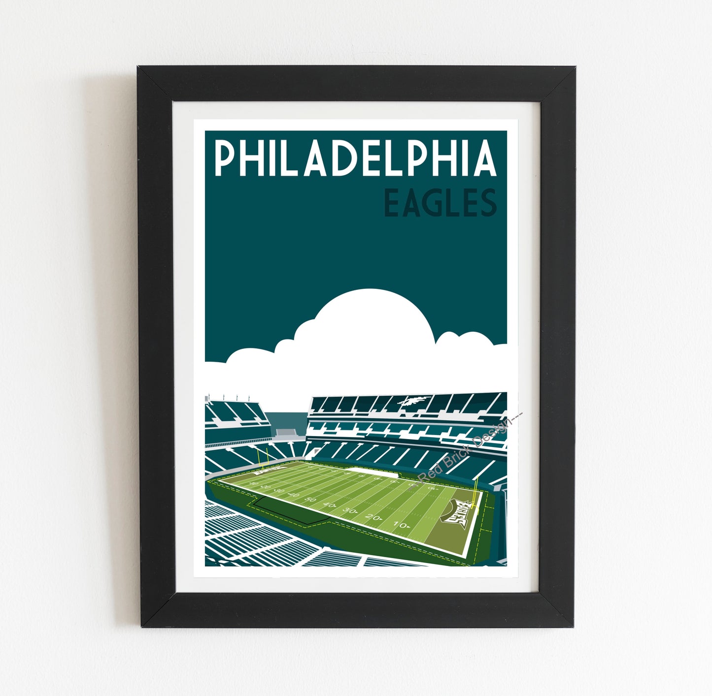 Lincoln Field Vintage Art Print