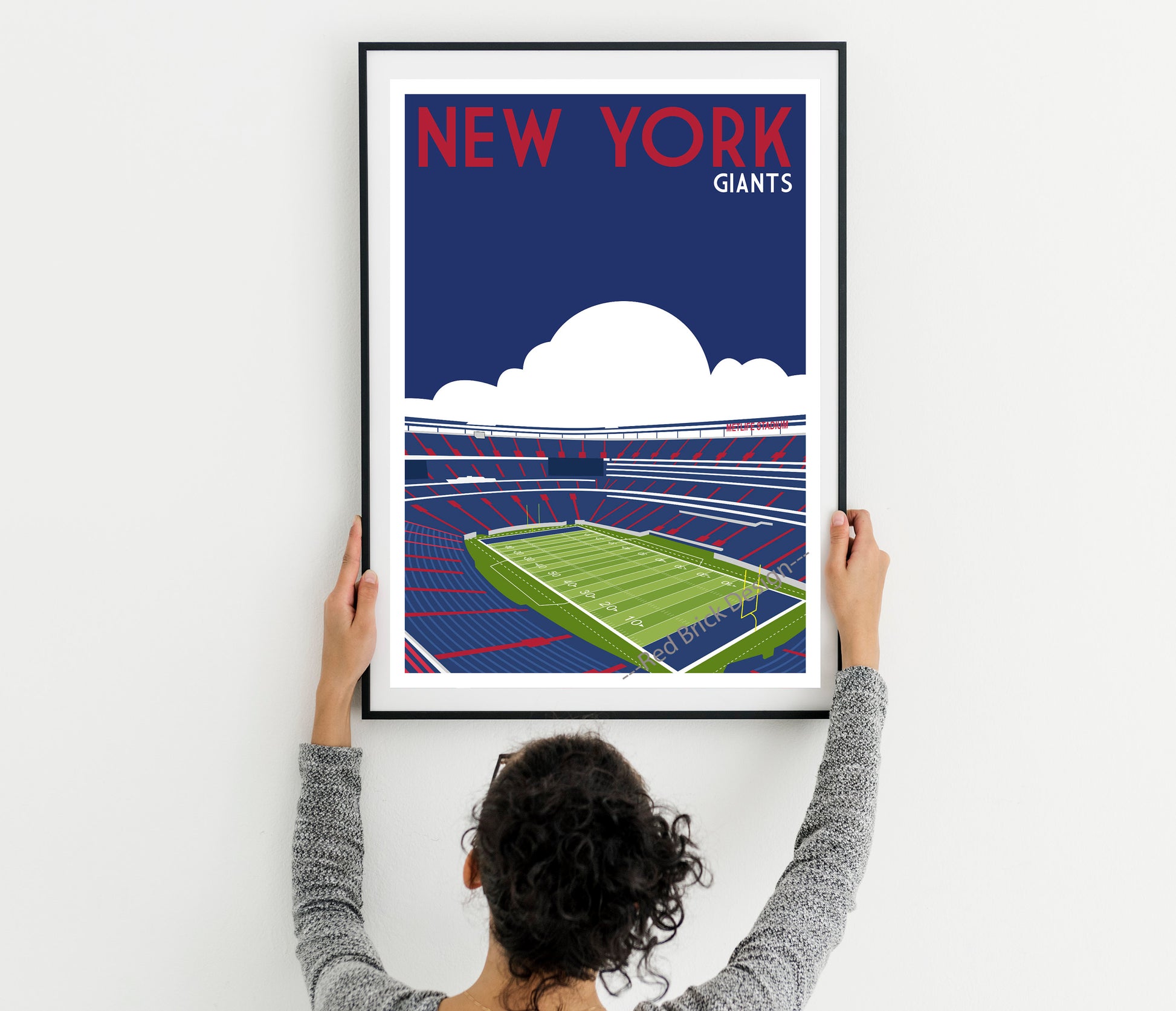 MetLife Stadium Vintage Art Print